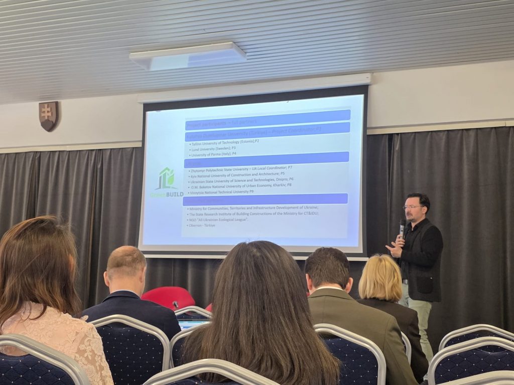 GreenBUILD Project Presented at International Conference on Digital Transformation and Skills Development