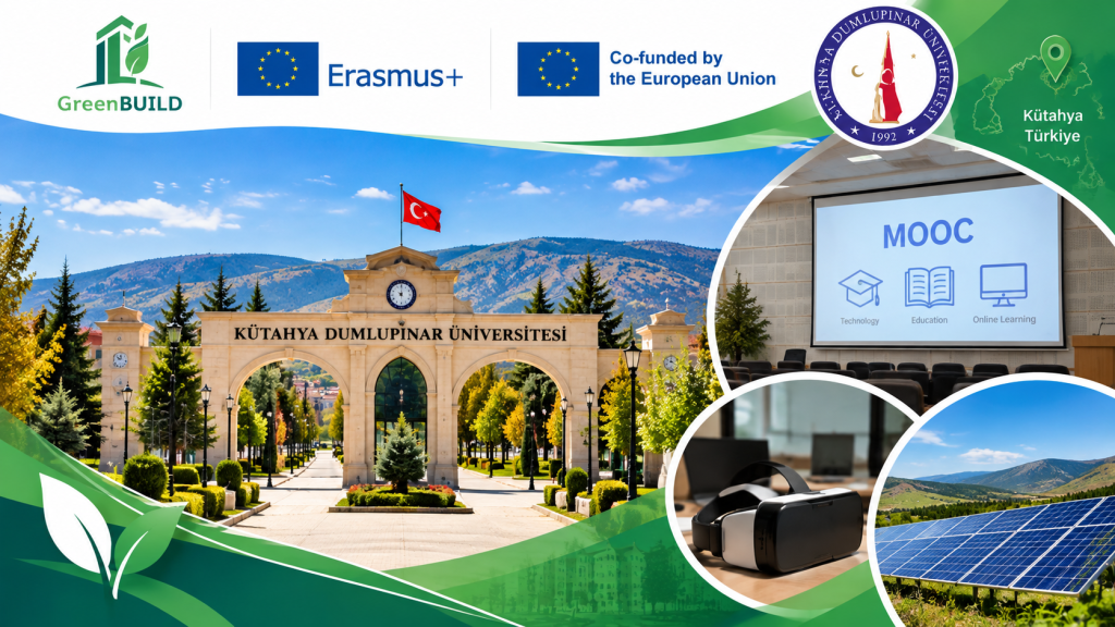 GreenBUILD Study Visit to Kütahya Dumlupınar University: Advancing Modern Teaching Methods and Digital Learning